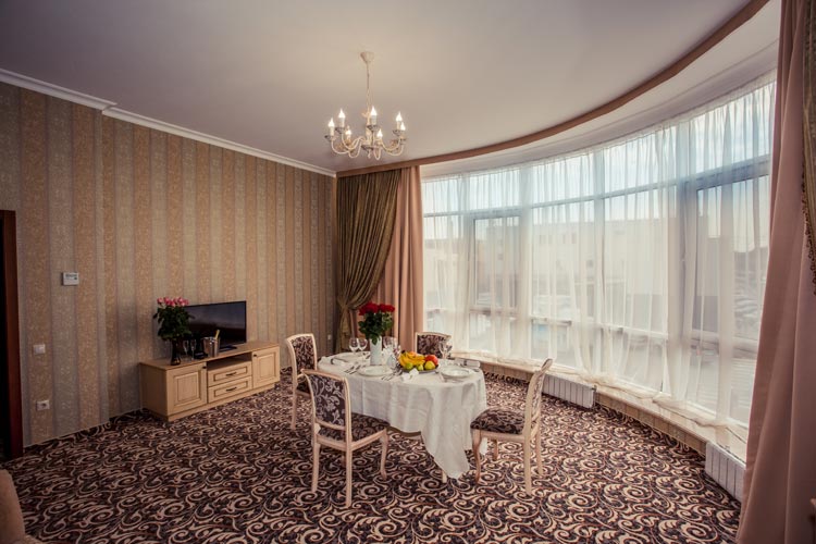 Гостиница Зион панорамный вид из номера Люкс